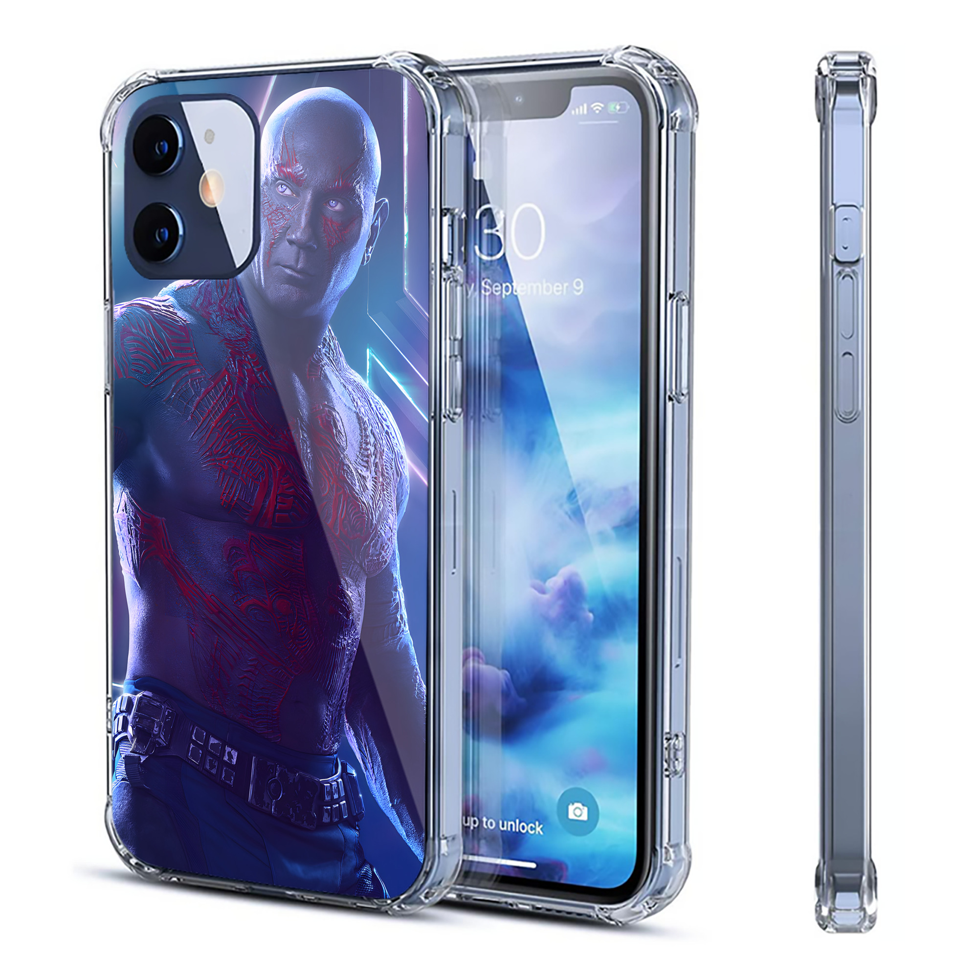 （画像用） アベンジャーズ The Avengers 【iPhone 12シリーズ対応】透明スマホケース（クリアソフトケース）